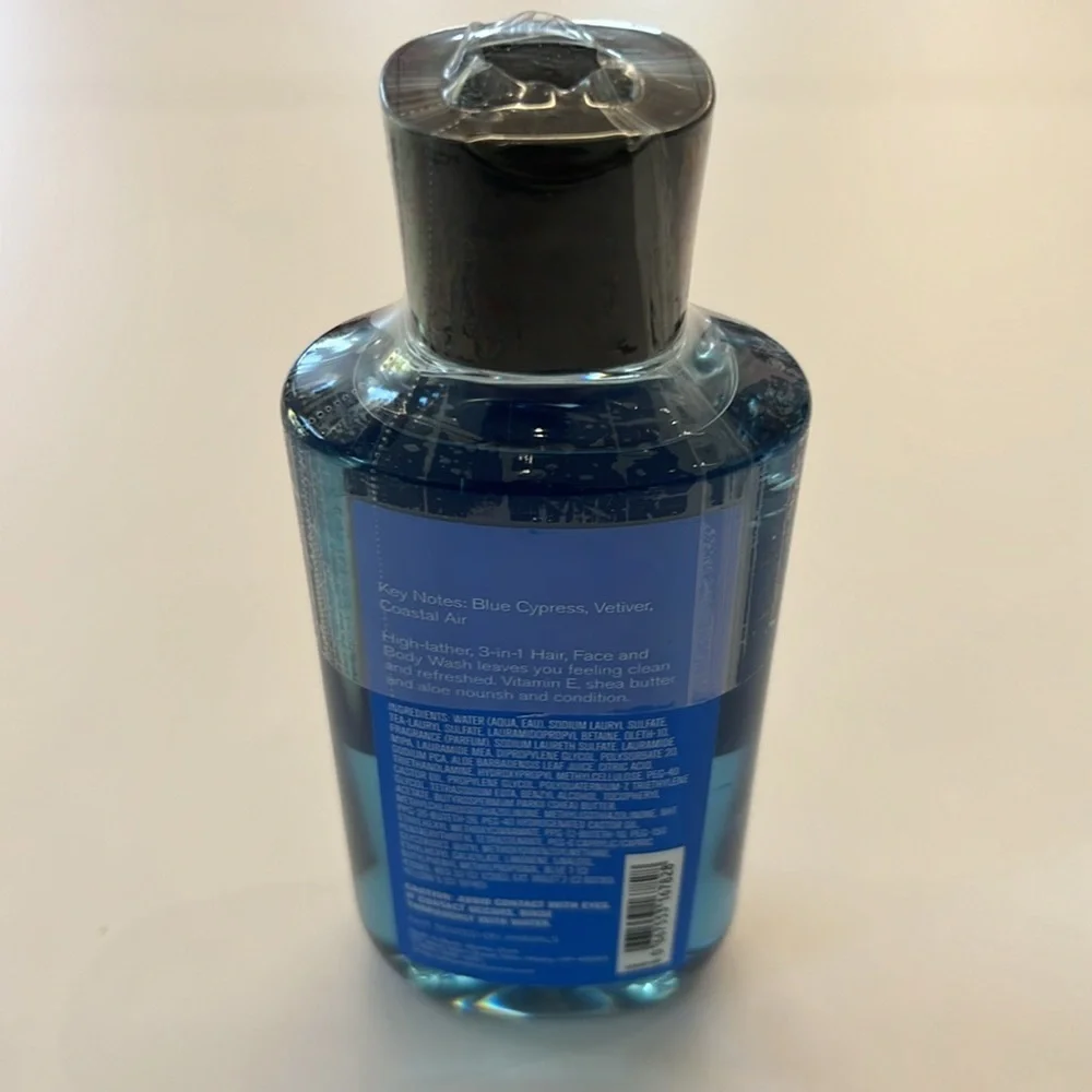 New Bath and Body Works Ocean 3-in-1 Hair, Face & Body Wash 10oz / 295 ML